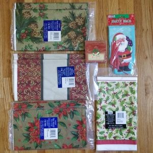 Christmas Tablecloth Bundle NWT